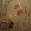 Gaston SUISSE (1896-1988) - Poissons Japonais. Vers 1925.